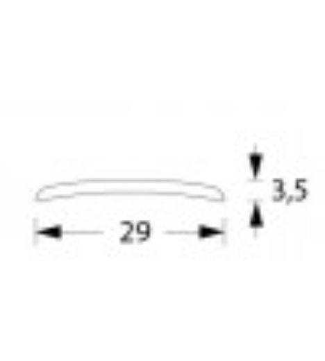 Billede af Overgangsprofil 30mm POL MESS